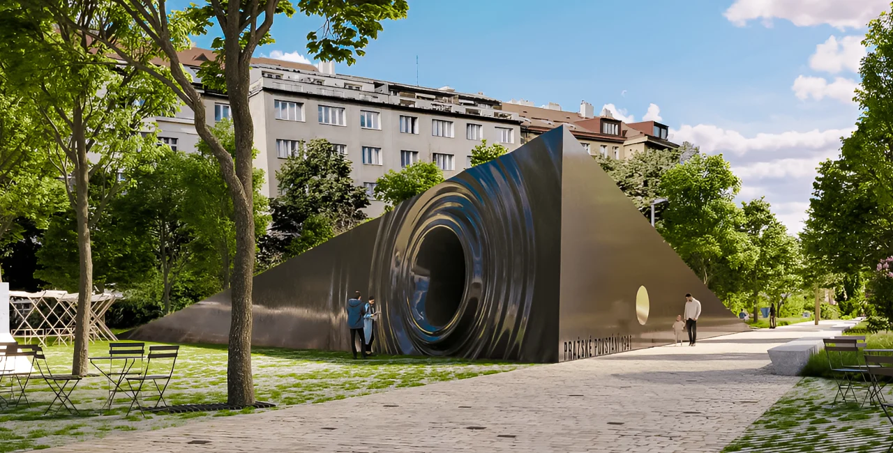 PHOTO GALLERY: Interactive Prague Uprising monument planned for Bubeneč square