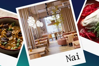 Collage of Nai interior and cuisine. Photos: Nai
