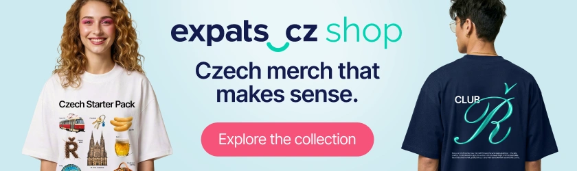 Expats.cz shop - Blue / Czech merch