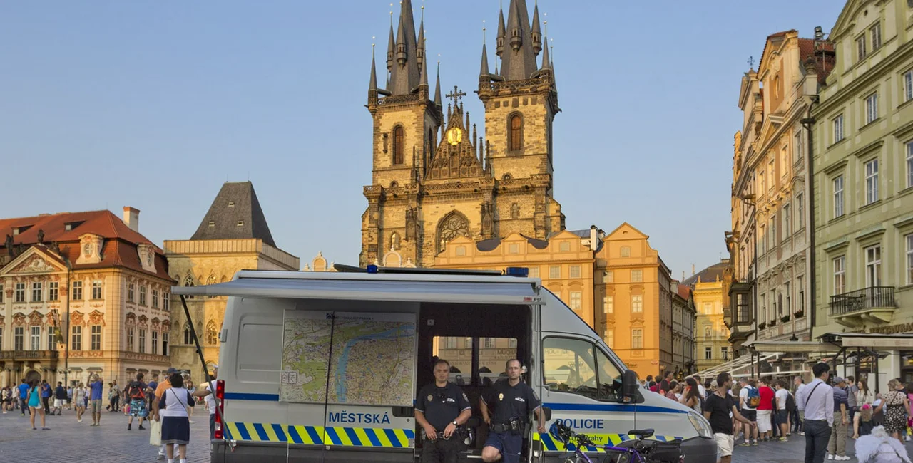 Prague Police at Old Town Square