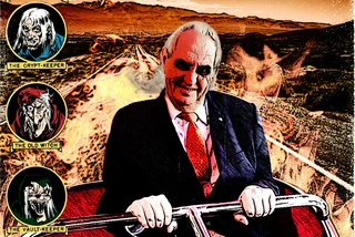 Photo of Czech President Miloš Zeman at Matějská pouť funfair goes viral