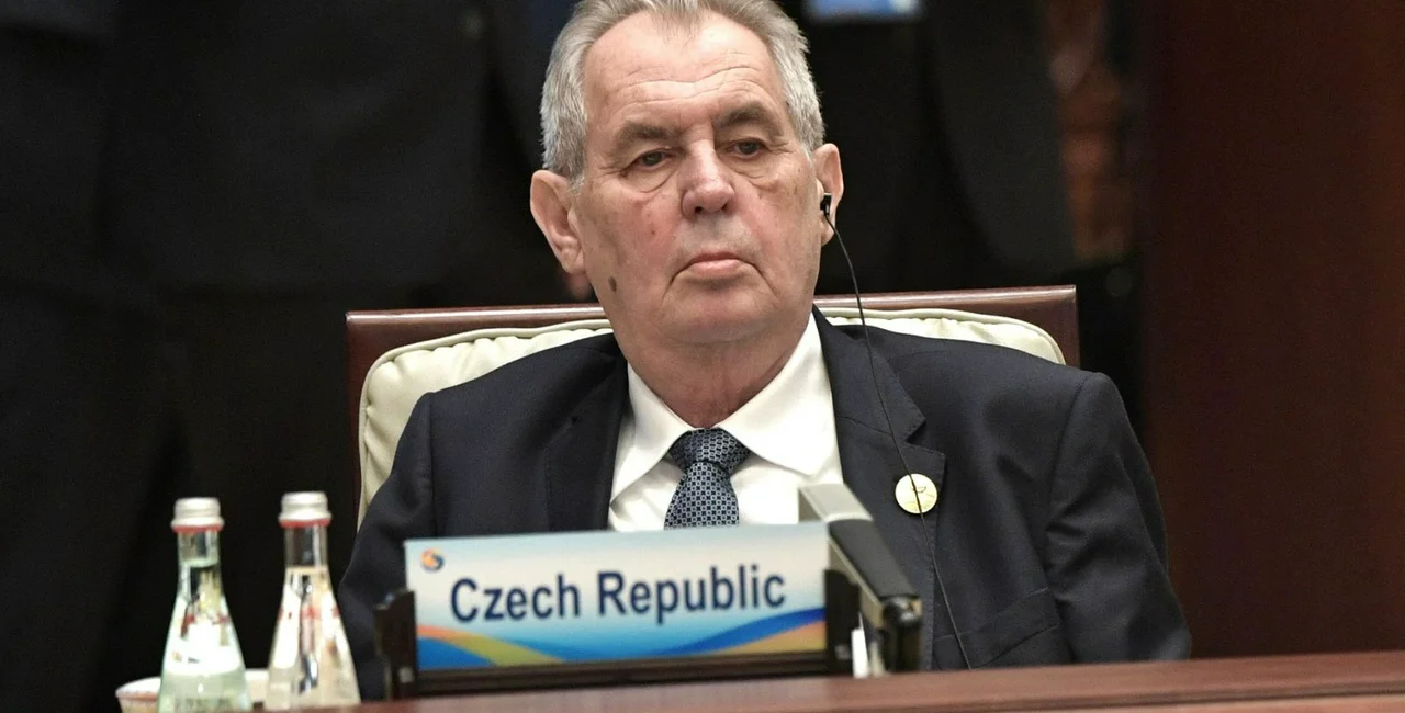 Czech President Miloš Zeman Will Not Attend Events Celebrating The 30th Anniversary Of The