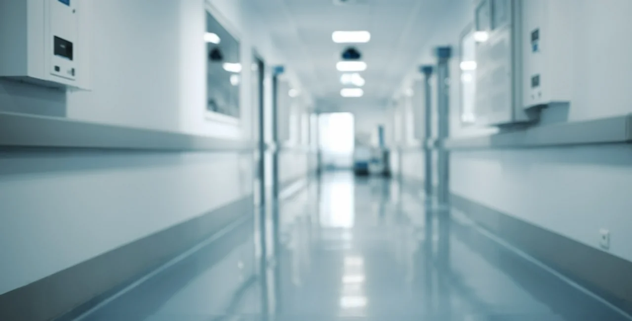 Empty hosptial corridor via iStock / sudok1