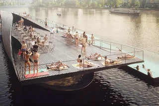 Prague mayor refloats the possibility of a floating pool on the Vltava