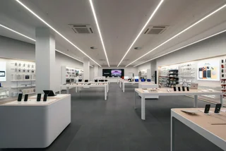 The new iStyle store in Chodov, Prague.