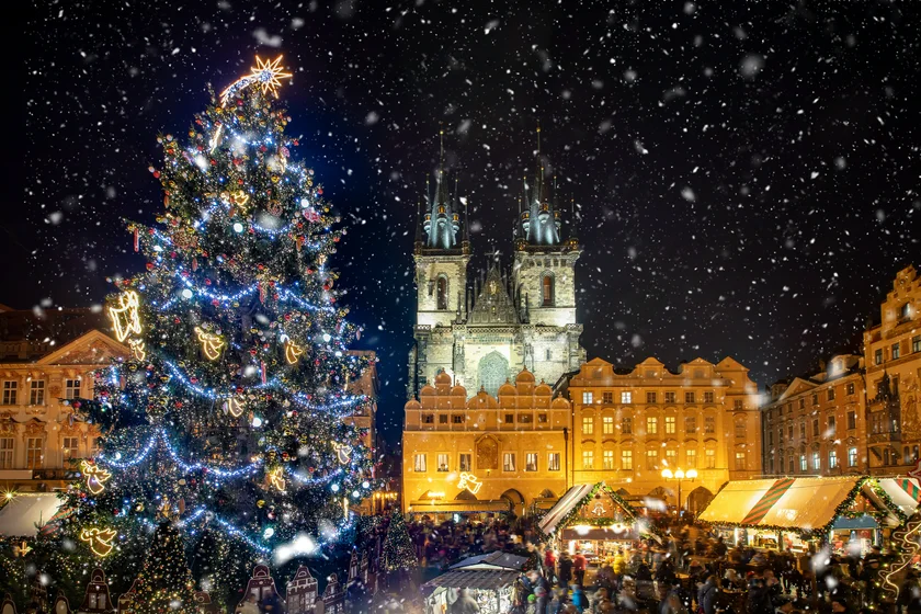 Christmas in Prague's Old Town (iStock).