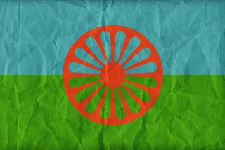 Illustrative image of the Roma flag - iStock / wasantistock