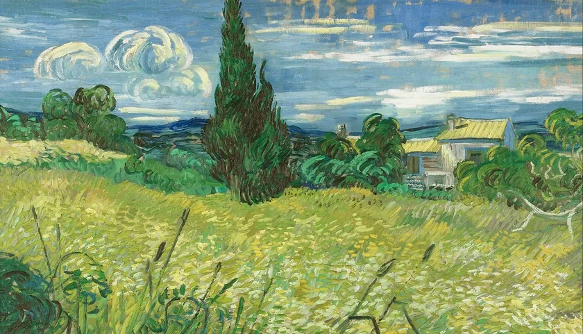Green Field by Vincent van Gogh via NGP