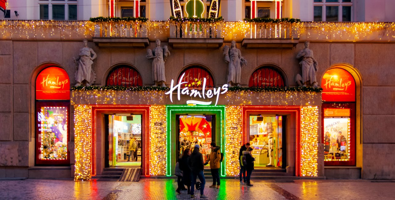 Hamleys website sales