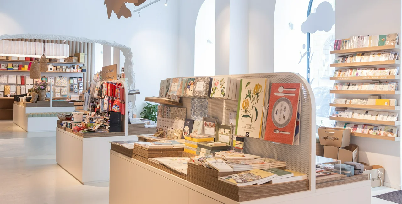 A new place to fall in love with paper in the center of Prague