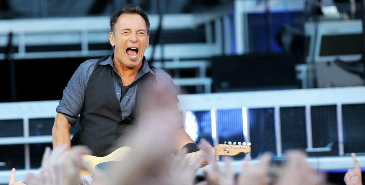 Springsteen at Prague's Fortuna Arena in 2012. Photo: Facebook / Live Nation CZ