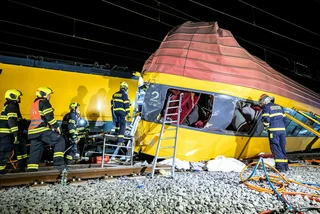Four dead, 27 injured in collision of passenger, freight trains in Pardubice