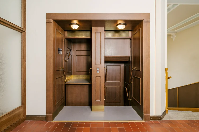 Prague City Hall's paternoster elevator. Photo: