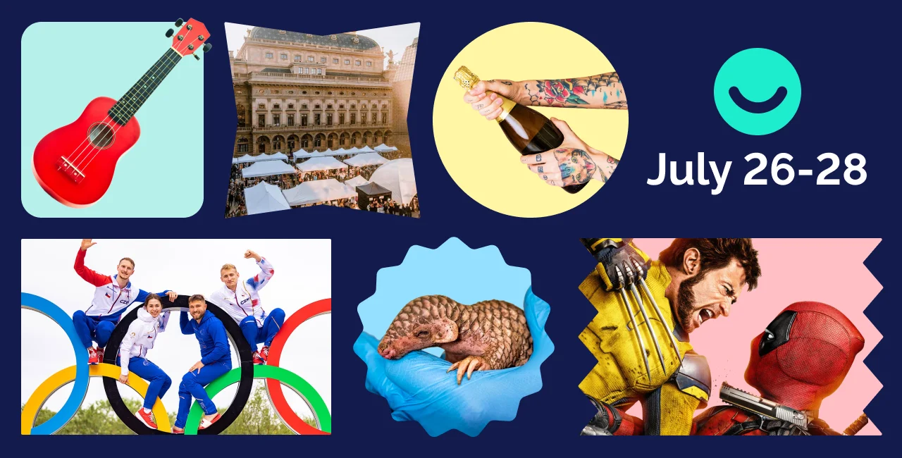 Prague's top 10 weekend events: Olympic fanfare, ukulele harmonies, and street-food splendor