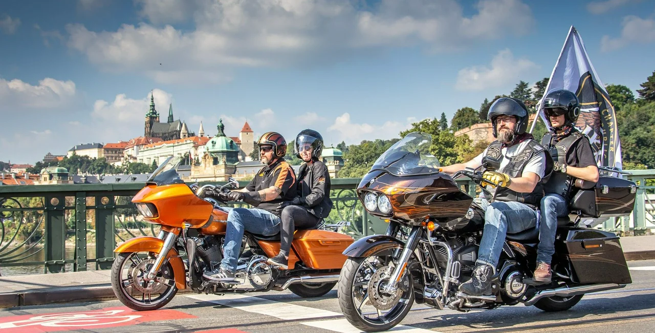 Prague Harley Days brings a parade of motorcycles through the Czech capital