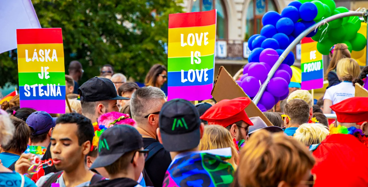 Prague Pride parade in 2017. Photo: Shutterstock /  Madeleine Steinbach