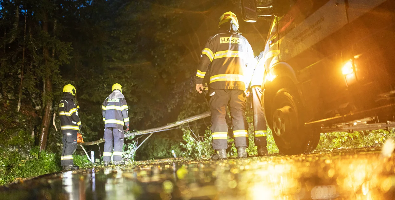 Firefighters respond to an incident. Photo: Facebook / HZS Královéhradeckého kraje