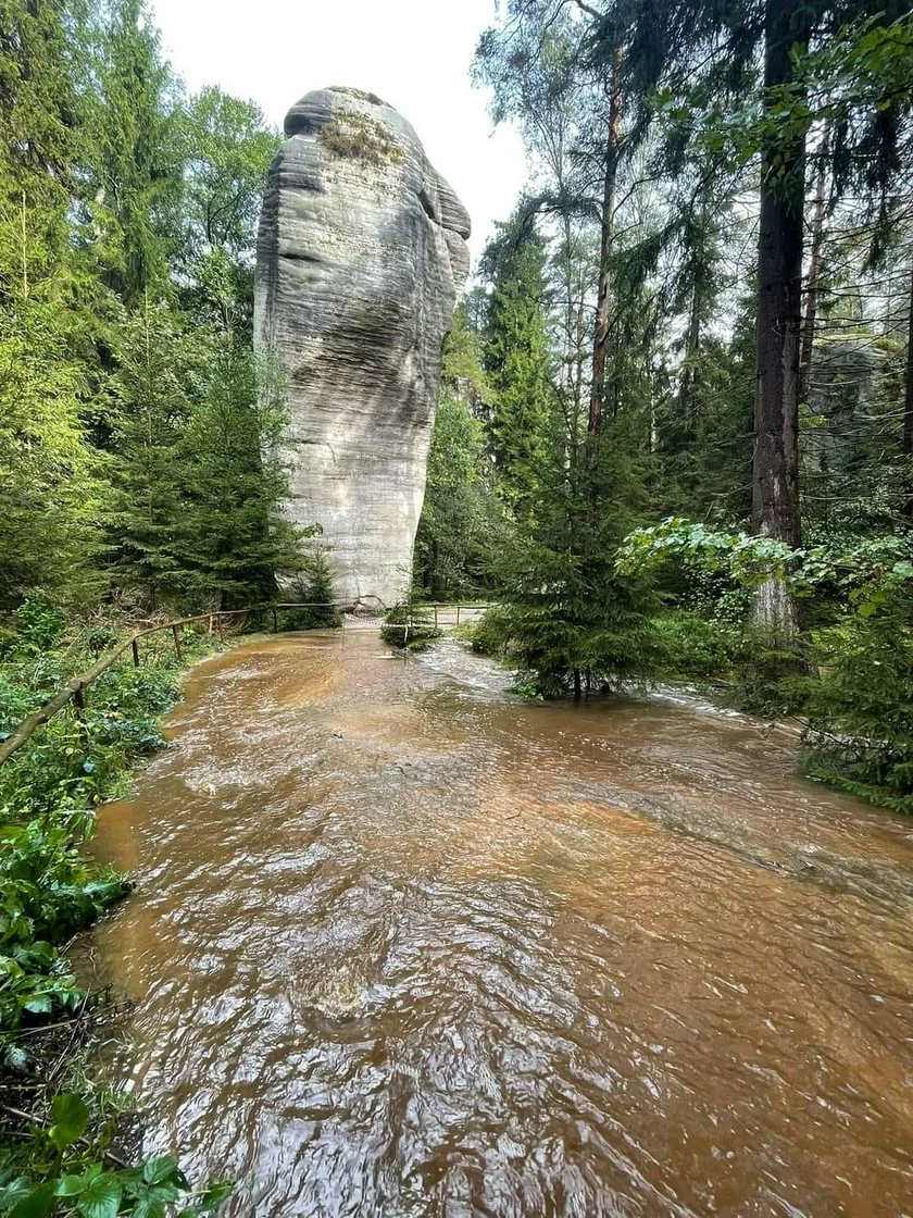 Adršpach-Teplice Rocks on Sunday. Photo: Jaroslava Drábková/Facebook