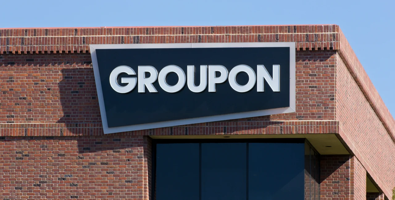 Photo of Groupon office. Shutterstock/Ken Wolter