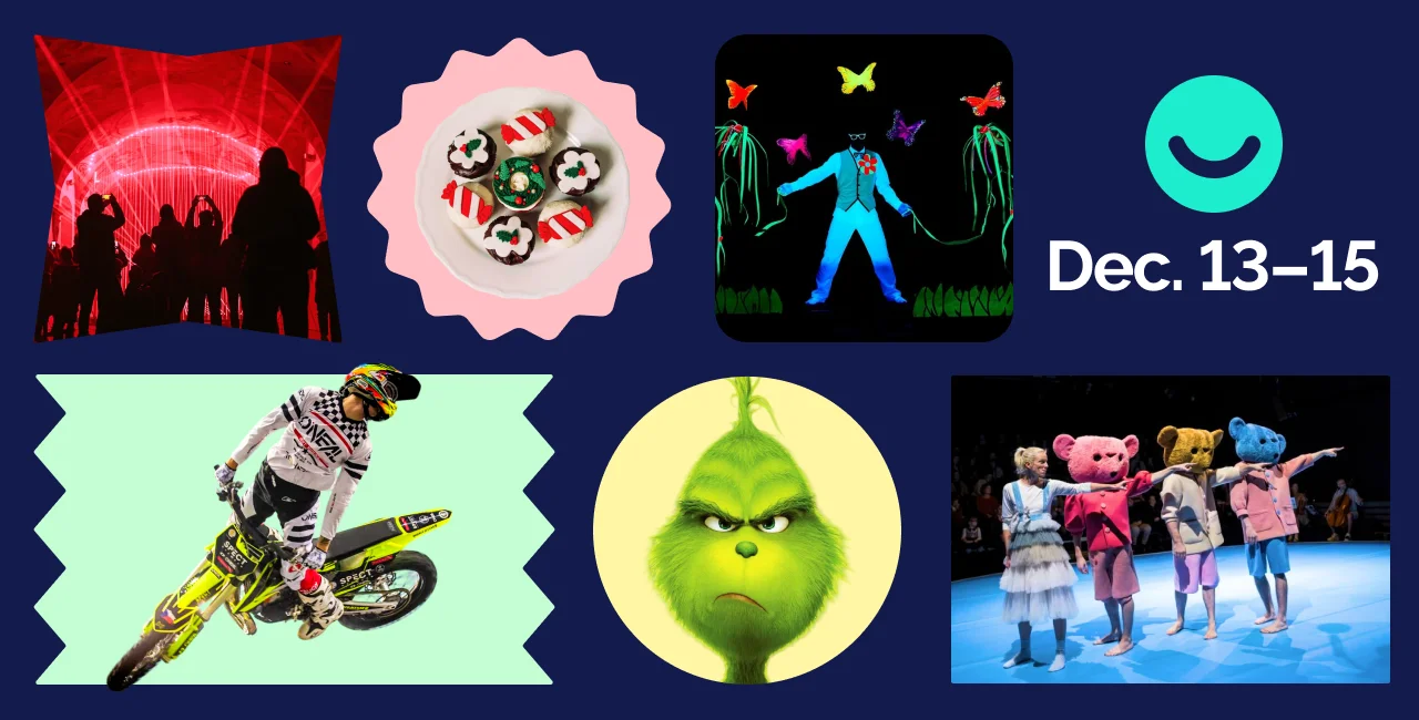 Collage Credits: Signal Festival, story of wow, FMX Gladiator Games, Grinch, ARCHA+, Dyzajn market Zima