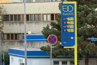 Fuel prices in Prague on Oct. 7, 2026. Photo: Expats.cz / Jason Pirodsky