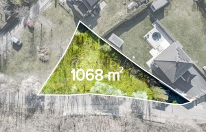 Building plot for sale, 1068m<sup>2</sup>