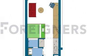 Apartment for rent, 1+KK - Studio, 28m<sup>2</sup>