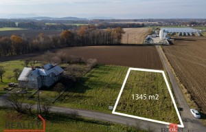 Building plot for sale, 1345m<sup>2</sup>